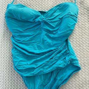 La Blanca Turquoise One Piece Swimsuit